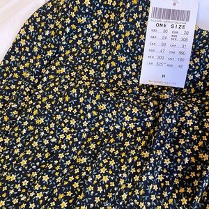 NWT brandy Melville long floral skirt